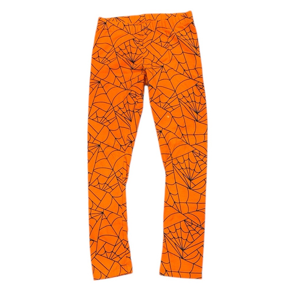 Cat & Jack | Orange Spiderweb Leggings